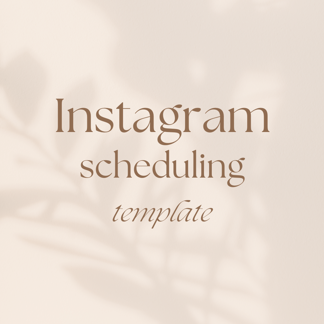 instagram scheduling