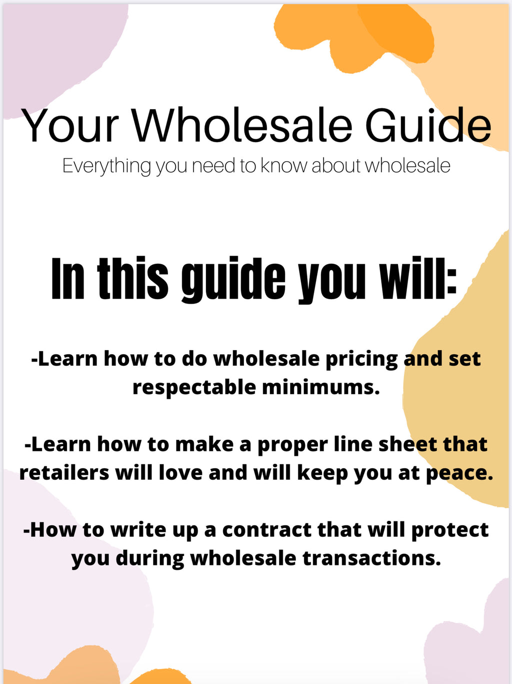 Wholesale Guide